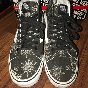 Holiday vans shoes hi tops
